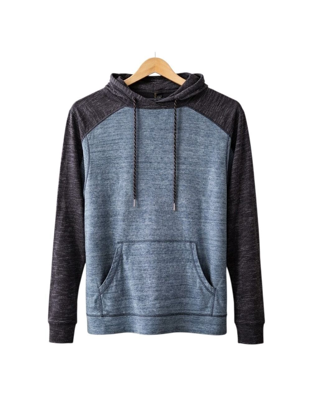 Urban Pipeline Colorblock Hoodie | Men’s Medium Blue Pullover Shirt